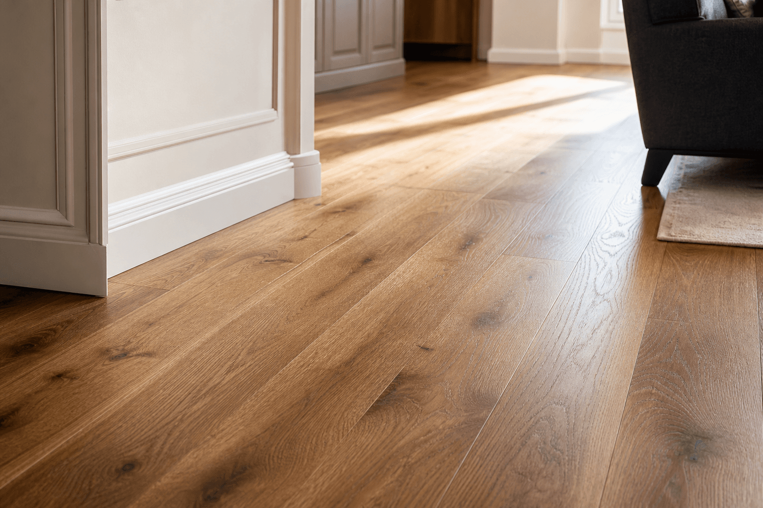 Professional flooring installation